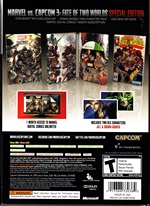 Marvel vs. Capcom 3 Fate of Two Worlds Special Edition Back Cover AltThumbnail